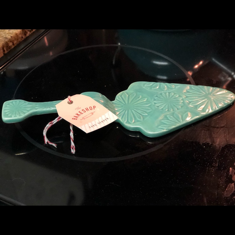 Anthropology Ceramic Cake server